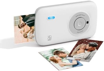 HPRT CP2100 Portable Photo Printer for iPhone & Android, 2 * 3 Instant Color Mini Printer, Bluetooth 5.0, Type-C Charging, Dye-Sublimation Tech, Initial 10 Sheets Included