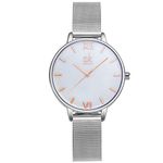 SHENGKE Creative Simplicity Women Watch Mesh Band Elegant Women Watches Ladies Business Wristwatch