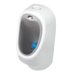 Nuby My Real Training Urinal - Freestanding - With Life-Like Flush Button and Sound - Potty Training for Boys - 18+ Months - White