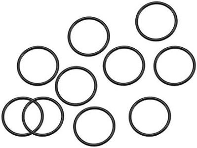 uxcell Fluorine Rubber O Rings, 13mm OD, 11mm Inner Diameter, 1mm Width, Seal Gasket Black 10Pcs