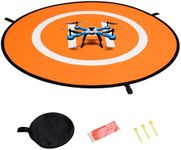 QWORK® Drones Landing Pad , 110cm/43", Universal Waterproof Foldable Landing Pads Double Sided Helipad , for RC Drones Helicopter , PVB Drones , Antel Robotic