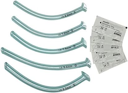 Endure Nasopharyngeal Airway Emergency Kit - 5 Sizes + 5 Packs Lubricating Jelly- NPK-5