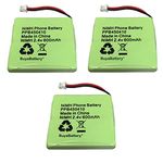 3 x New BuyaBattery Branded Replacement Batteries for UK BT Verve 450 and 410 Cordless Phone 5M702BMX 2.4V 600mAh NiMH Ni-MH (Quality Batteries No White Labels)