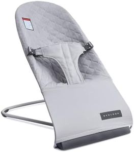 Evrloop Safe & Sustainably-Made Bouncer, Organic Cotton and Wool Cover, Made with 100% Recycled and Regenerative Materials, Buyback Guarantee with 20% Cashback Rebate, Newborn to Toddler