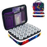 LIRUNQIU Diamond Painting Storage Containers, 30 Slots Diamond Painting Accessories and Tools Organizer for Diamond Art Jewelry Beads