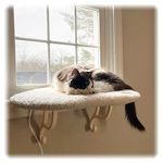 K&H PET PRODUCTS Thermo-Kitty Sill Heated Cat Bed, Fleece, 6W, 14" x 24"