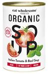 Eat Wholesome Organic Tomato & Basil Soup 400 g (Pack of 12)