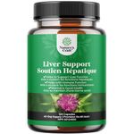 Herbal Liver Detox Formula - Liver Cleanse with Milk Thistle Supplement Dandelion Root Turmeric and Artichoke Extract for Liver Health - Liver Support Silymarin Milk Thistle Liver Supplement - 120ct