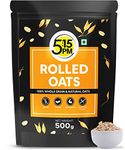 5:15PM Rolled Oats 500g | Gluten Free Oats for Weight Loss | Healthy Cereal Breakfast | 100% Natural Wholegrain | Rich in Beta Glucans – 500 grams