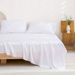 Andency White Sheets Queen Set, 100