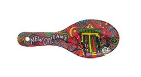 New Orleans Jazz Music Multicolor Swirl Souvenir Spoon Rest