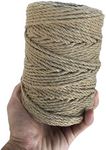 ILIKEEC Strong Jute Twine 4mm Thick 328Feet Natural Arts Crafts Jute Rope Durable Packing String for Gardening Applications (4MM 328FT)