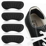 2 Pairs Heel Grips Liner Cushions Inserts for Loose Shoes Premium Heel Pad Soft Heel Cushion Mat Back of Heel Cushions Protectors Anti Slip Shoe Filler for Shoes Too Big Women Men