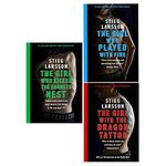 Stieg Larsson Three Book Set-Millennium Trilogy-The Girl with the Dragon Tatt...