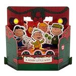 Hallmark Paper Wonder Christmas Card - 3D PEANUTS Characters with Light & Voices Design