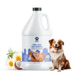 Bscly Total Care Dog Shampoo 1000Ml - Ticks & Fleas Prevention - Enriched with Chamomile, Aloe and Coconut Oil - Moisturizes & Heals Skin - Suitable for Pomeranians to Golden Retrievers