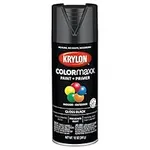 Krylon K05505007 COLORmaxx Spray Paint and Primer for Indoor/Outdoor Use, Gloss Black 12 Ounce (Pack of 1)