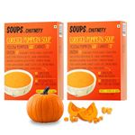 Chutnefy Instant Curried Pumpkin Soup - Pack of 2 (Serves 4) |Healthy Vegetable Soups - 10X More Veggies| Home Style Ready To Eat - No Cooking Needed |