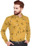 Indian Fashionista Men's Rayon Digital Printed Stitched Full Sleeve Shirt