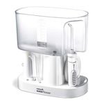 Waterpik Classic Professional Water Flosser, White Satin Base with Crystal Clear Reservoirs