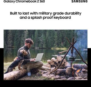 Samsung Galaxy Chromebook2 360 12.4" Laptop – Silver