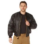 Rothco Ultra Force Ma-1 Flight Jacket Black