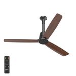 Orient Electric Newly Launched 1200 mm Proton BLDC | BLDC energy saving ceiling fan with Remote |BEE 5-star rated | Saves up to 50% on electricity bills | 3 year warranty by Orient | Dark Teakwood
