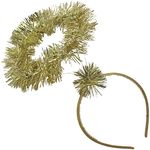 Topkids Accessories Angel Halo - Christmas Headbands for Adults Complement for Angel Costume Kids, Fancy Dress Nativity Halloween Costume Addition, Dress Up Party Dress Halo Headband (Gold)