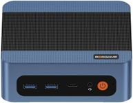 BOSGAME E5 Mini PC, Mini Computers AMD Ryzen 3 5300U, 16GB DDR4 1TB PCIe SSD, 4K Triple Display, Type-C & USB3.2, Dual RJ45, Wi-Fi 5/BT 5.0, Mini Desktop Computer for Home/Office