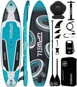 UPWELL 11'x 34" Inflatable Stand Up Paddle Board with Seat, Stand Up Paddle Board Gonflable, Sup Paddle Boards for Adults, Cyclone