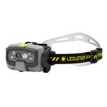 Ledlenser HF8R Work Rechargeable 1600 Lumen Head Torch - 80 CRI, Includes Digital Focus, Waterproof, Front Red Light, Helmet Mounting Option, Bright, Versatile Headlamp for Work and Adventure