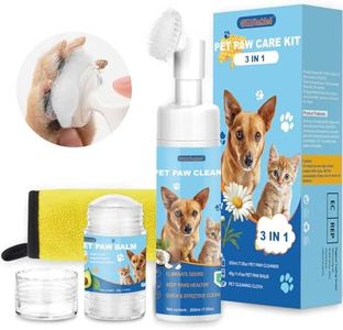 Dog Paw Care Kit,No-Rinse Paw Cleaner for Dogs & Cats,Dog Paw Balm for Heals -Repairs Dry Cracked Paws & Nose with 1 Pet Cleaning Towels,Natural Dog Paw Protector for Pet Foot Washer Care (200 ml)