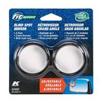 Fit System C0400 Driver Passenger Side Stick-On Adjustable Blind Spot Mirrors Pack of 2 (Packaging may vary)