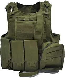 MERCIYD Outdoor military tactical vest, field game wear vest, paintball protective gear, air gun protective vest, suitable for outdoor hunting, combat training