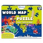 Skillmatics World Map Puzzle - 96 Piece Jigsaw Puzzle, Educational Toy for Learning 400+ Facts About 100 Countries, Gifts for Ages 6 to 12