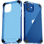 Ballistic Raptor S Series Designed for iPhone 12 Case & iPhone 12 Pro Case (2020) with B-Labs Corners Against Drops, Protective 12 iPhone Case 6.1 inch - Blue