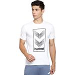 hummel SUDO Mens Logo T-Shirt White - XL