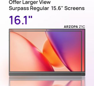 ARZOPA 16.1" Portable FHD IPS Monitor – HDMI/USB-C, Eye Care, Gaming