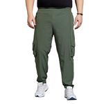 Bigbanana Plus Size Men's Regular Fit Solid Trackpants (Kelvin-Green,Green,2XL)