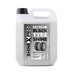 ShineXPro Bike & Car Tyre Polish - 2.7L Extreme Black Tyre Shine - Long Lasting & Dirt Repellant Formulation - Ultra Wet Black Shine, Non-Greasy Tyre Polish for Car (2.7L)