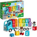 LEGO DUPLO My First Alphabet Truck 10915 ABC Letters Learning Toy for Toddlers, Fun Kids’ Educational Building Toy