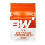 Pure Whey Concentrate 80 Protein Powder - Excellent Amino Profile for Lean Muscle Building, Growth and Recovery. Grass-fed, Low & No Added Sugar - Caramel Biscuit, 2kg