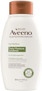 Aveeno Scalp Soothing Oat Milk Blend Shampoo For Daily Moisture & Light Nourishment, Sulfate Free Shampoo, No Dyes Or Parabens, 354ml