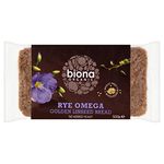 BIONA Organic Rye Omega 3 Golden Linseed Bread 500g (Pack of 6)