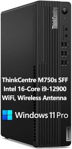 Lenovo ThinkCentre M750s SFF Small Form Factor Business Desktop Computer, Intel 16-Core i9-12900 CPU, 16GB DDR4 RAM, 512GB PCIe SSD, WiFi, Bluetooth, Wireless Antenna, Windows 11 Pro, Tichang