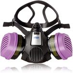 Dräger X-plore 3500 Respirator Mask Multi-Gas/P100 Combination Cartridge (OV/AG/HF/FM/CD/AM/MA/HS/P100) NIOSH-certified Half-Mask for Painting, Chemicals, Construction