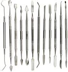 Yasumai 12 Pcs Carving Knife Tool kit Pottery Sculpture Modeling Carving Tools DIY Set Dental Wax Carvers Set Clay Sculpting Tool Sets