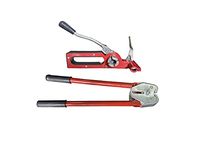 Box Packing Strapping tool Machine Crimper, Tightener Manual Hand Tool (Red, Packing Hand Tool Set)