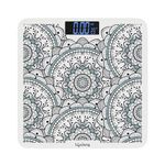 Lifelong Nimbus LLWS81 Weighing Scale (Indian Cultural Series - Orissa)|Digital Weight Machine for Body Weight|6mm Thick Tempered Glass with LCD Display|Bathroom Weighing Scale (1 Year Warranty, Grey)