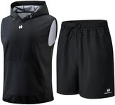 HOTSUIT Sauna Suit Shirt for Men Heat Trapping Sweat Vest Hoodies Pullover Tank Top Pants for Boxing Exercise